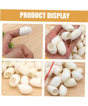 Mipcase Boules Soie Naturelles 20 Pcs Exfoliantes Douces Pour Visage Peaux Sensibles Nettoyage Quotidien Soins Visage Corps - Buy Online on GoSupps.com