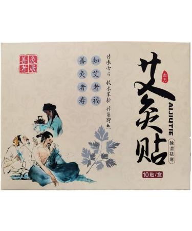 Natural Herb Self-Heating Moxibustion Patches - Artemisia Mugwort Moxa Pads for Seniors - Chinese Medicine Holiday Gift (10 Packs) - Buy Online on GoSupps.com