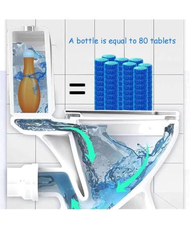 Bowling Blue Bubble Toilet Bowl Cleaner Automatic Long-Lasting Toilet Bowl Cleaner in Bottle Automatic Cleaner in Bottle (1pc) - Buy Online on GoSupps.com