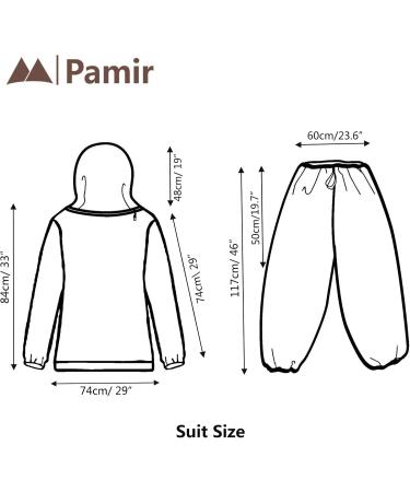 Pamir Mosquito Net Suit - Lightweight & Breathable Jacket & Pants for Men & Women | Ideal for Fishing Hiking & Camping - Buy Online on GoSupps.com