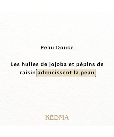 Kedma - D maquillant Visage et Mascara l'Huile de Jojoba et Vitamine E - Pour Tous Types de Peau - 25g - Buy Online on GoSupps.com