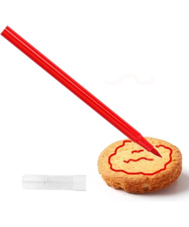 Edible Food Coloring Pens - Food Coloring Pens Edible Cake Decorations for Baking Drawing Writing Gourmet Writers for Decorating 10 Colors A/v Red - Buy Online on GoSupps.com