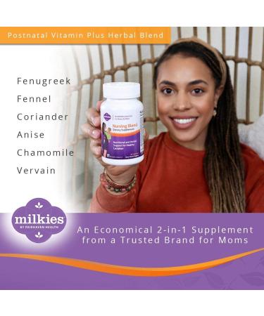 Fairhaven Health Milkies Nursing Blend - Breastfeeding Supplement 90 Veggie Caps - Buy Online on GoSupps.com