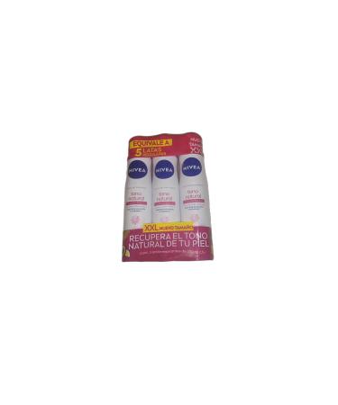 Nivea Aclarado Natural Aerosol Whitening Deodorant 3 Bottles 1 Fl Oz - Buy Online on GoSupps.com