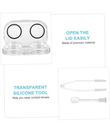 Shop Wofashpuret 8-Unit Clear Contact Lens Case - Portable Eye Care Holder & Invisible Apron - International Shipping Available - Buy Online on GoSupps.com