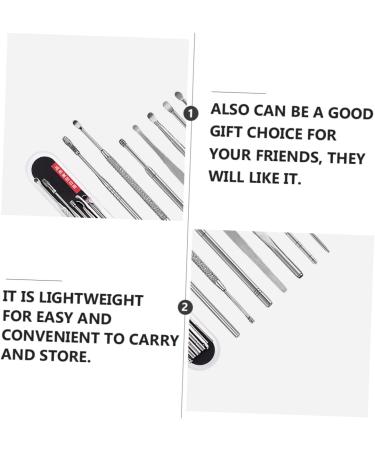 COLLBATH 7pcs Stainless Steel Ear Cleaning Tool Set - Ear Wax Removal & Spring Tools - Buy Online on GoSupps.com