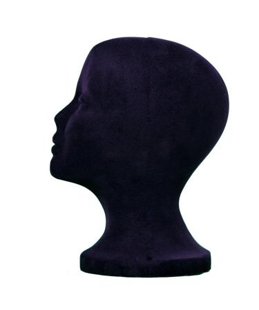 Black Styrofoam Foam Mannequin Head for Wig, Hat, and Glasses Display - Buy Online on GoSupps.com