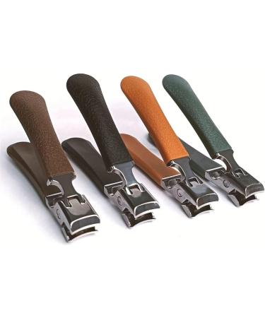 Professional Nail Cutter Stainless Steel Nail Clippers Toenail Fingernail Manicure Trimmer Toenail Clippers for Thick Nails (Color : Black-L) - Buy Online on GoSupps.com