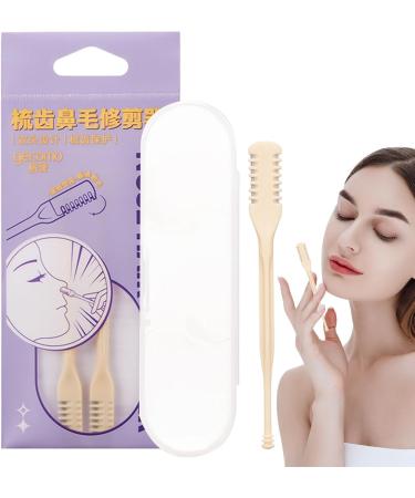 2 in 1 Nose Hair Trimmer Nose Hair Cleaner 360 Degree Rotatable Nose Hair Trimmer Portable Manual Nostril Hair Removal Device with Ear Cleaner for Women and Men Double Cutter Head - Buy Online on GoSupps.com