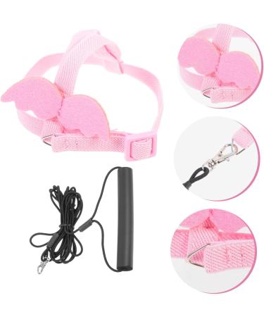 Angoily 4 Sets Bird Leash Suspend Trains Parrot Adjustable Harness Chicken Harness Car Supplies Clothing 12X6X1.3CMx4pcs Pinkx4pcs - Buy Online on GoSupps.com