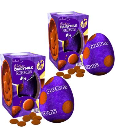 2x Dairy Milk Buttons Chocolate Easter Eggs | Easter Eggs For Kids | Perfect for Easter Gift | Perfect for Egg Hunt | Chocolate Gifts | Chocolate Easter Egg 2024 | Easter Party | 98g - Buy Online on GoSupps.com