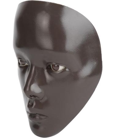Full Face Makeup Practice Tool Detachable Eyes Silicone Skin Friendly Makeup Practice Board with Plastic Stand for Beauty Makeup Trainers for Face Painting (Dark Skin) - Buy Online on GoSupps.com