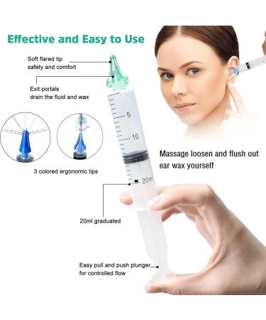 23Pcs Q-Grips Spiral Ear Wax Removal Tool Kit - Earwax Remover, Syringe, Silicone Cleaner, Bamboo Pick - Ear Irrigation Cleaning Set - Buy Online on GoSupps.com