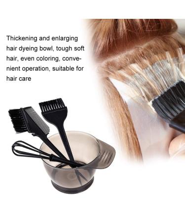 5 Piece Hair Dye Brush Set | Hair Coloring Kit with Mixing Bowl | Black Hair Dye Brushes for Salon Use - Buy Online on GoSupps.com