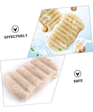 Angoily 1pc Bath Cotton Skin Care Sponge Scrub Sponge for Face Charcoal Sponge Makeup Removal Sponge Facial Sponges Exfoliating Sponge Remove Makeup Clean Gum - Buy Online on GoSupps.com