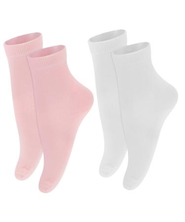 Housoutil 2 Pairs Anti-split Socks Moisturizing Gel Socks Hydrating Socks High Ankle Socks Comfortable Socks Cotton Socks for Women Feet Moisturizer Socks Feet Care Socks Spa Miss