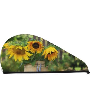 Vintage Wooden Bucket Microfiber Hair Towel - Super Absorbent Coral Velvet Wrap for Long Curly & Thick Hair - Quick Dry for Women - Buy Online on GoSupps.com