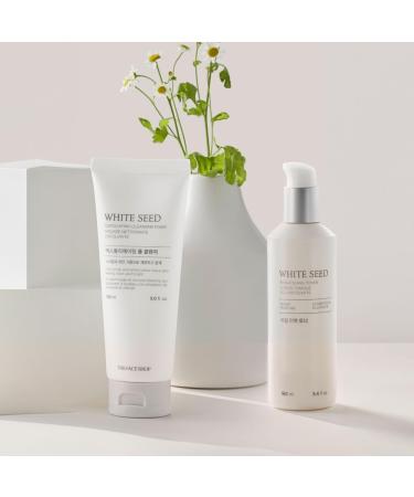 The Face Shop White Seed Exfoliating Cleansing Foam | Brightening Face Wash for Deep Clean & Dead Skin Removal | Improve Skin Texture & Clarity | 5.07 Fl Oz - Buy Online on GoSupps.com