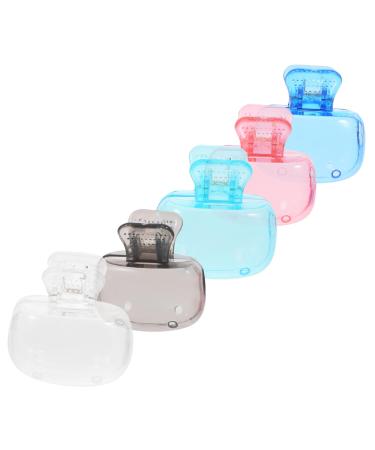 STOBAZA 5pcs Organizer Plastic Toothbrush Caps Electric Toothbrush Cover Travel Case Protection Covers for Toothbrush Heads Toothbrush Small Cover Travel Toothbrush Holder Covers Caps Assorted Color 4.50X4.50X2.50CM