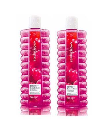 Avon Bubble Bath | Senses Raspberry Delight Bubble Bath - 500ml - Pack of 2 - Buy Online on GoSupps.com