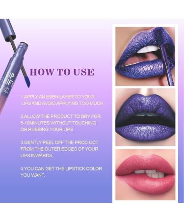  Pakivs Peel Off Lip Liners 3 Pack Long Lasting Matte Waterproof Nude Lip Gloss Lip Gloss for Women - Buy Online on GoSupps.com