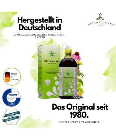 Microflorana Probiotics Fluid - Prediotics with Vitamins & Minerals - 500ml Dosing Aid for Colonization & Bacterial Strains - Trusted Since 1980 - Buy Online on GoSupps.com