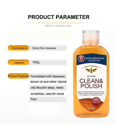 Liquid Beeswax for Wood | Wood Seasoning Bees Wax Furniture Polish for Wood Multipurpose Beewax Wood Finish Cleaner for Doors Coffee Table 3.53oz Proidl - Buy Online on GoSupps.com