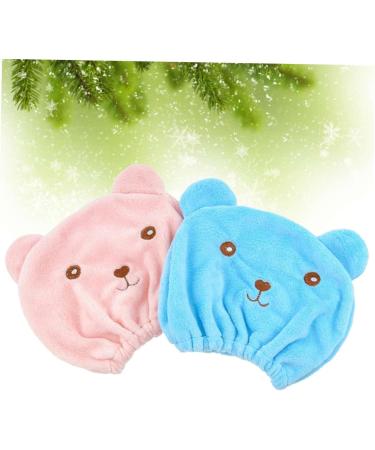 Buy MERRYHAPY 4 Pcs Quick Dry Hair Towel Caps - Cartoon Shower Hats for Fast Drying Hair | International Shipping Available - Buy Online on GoSupps.com