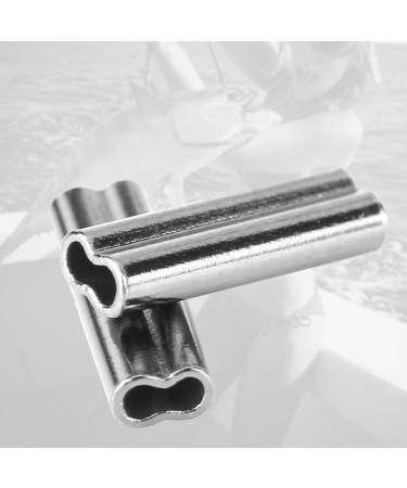 100-Part Fishing Copper Pipe & Crimp Slump Sleek - Must-Have Double Run Sleeve for Wire Rope & Cable | Clean Fishing Cord Pipe (1.0mm x 10mm) - International Shipping - Buy Online on GoSupps.com