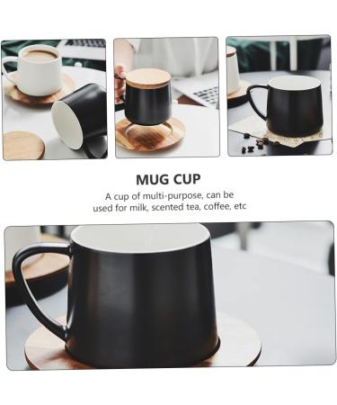 Zerodeko Holiday Coffee Mugs 1 Set Ceramic Coffee Mug Buffalo Milk with Cover Office Ceramics Holiday Coffee Cups - Buy Online on GoSupps.com