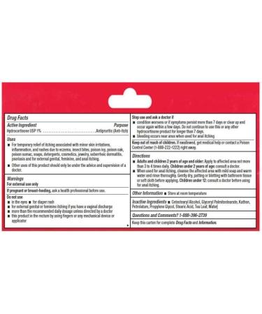 Leader Hydrocortisone Cream - Maximum Strength Anti-Itch Lotion for Psoriasis Eczema Mosquito Bites & Skin Relief - 1 oz - Fast International Shipping - Buy Online on GoSupps.com