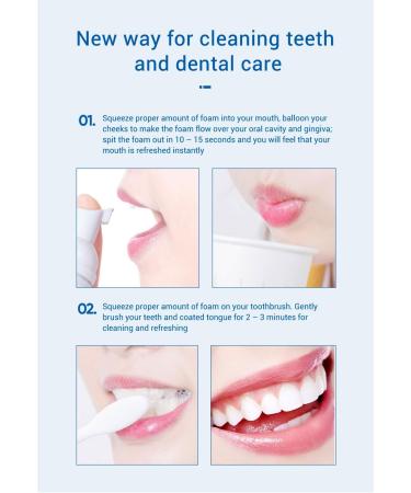 Mousse Whitening & Strengthening Teeth | Fresh Breath & Tartar Removal - International Shipping - Buy Online on GoSupps.com