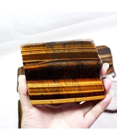 1pc Natural Yellow Tiger Eye Crystal Quartz Jewelry Stone Ornaments Crystal Original for Gifts Full of Texture (Size : About 250g) - Buy Online on GoSupps.com