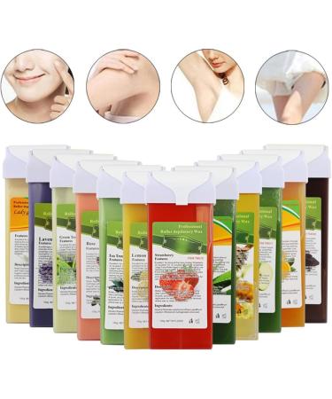  Fyearfly Roll-on Wax Cartridge 100g Hair Removal Wax Cartridge Hair Removal Cream Beeswax Roll-on Wax (Aloe vera) - Buy Online on GoSupps.com