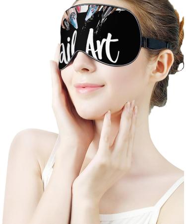 Shop Nail Art Therapist Soft Sleep Mask - Adjustable Eye Cover for Ultimate Light Blockage | Perfect for Women & Men - Buy Online on GoSupps.com