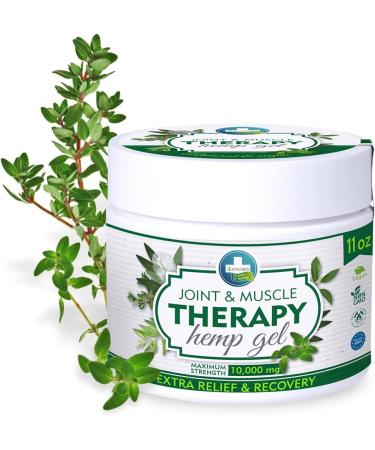 Annabis Natural Vegan Joint & Muscle Therapy Gel | Organic Hemp & Camphor | Maximum Strength 10,000mg - Buy Online on GoSupps.com