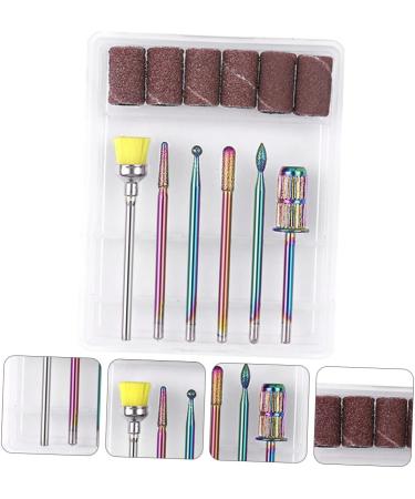 BESPORTBLE 1 Set Nail Polisher Pedicure Drill Bits Nail Tools Kit De Manicura Cuticle Drill Bit Electric Nail Drill Nail Grinding Head Stainless Steel. Silicone. Quartz. Ceramics 7.1x5.7cm As Shown - Buy Online on GoSupps.com