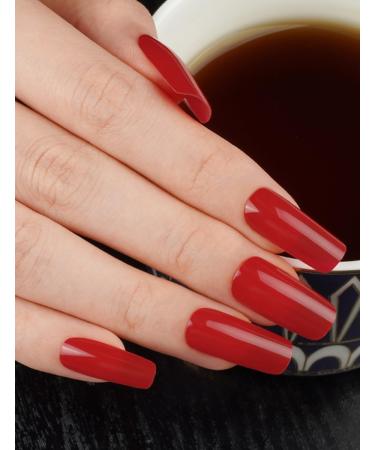  Wahrshei 16 Pcs Red Nail Art Sticker Film UV Gel Nail Art Sticker Nail Art Gel Nail Sticker - Buy Online on GoSupps.com