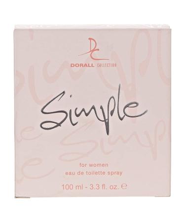SIMPLE BY DORALL COLLECTION PERFUME FOR WOMEN 3.3 OZ / 100 ML EAU DE TOILETTE SPRAY - Buy Online on GoSupps.com