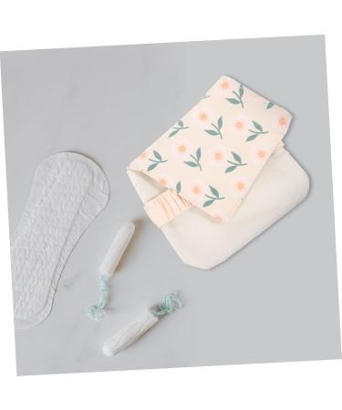 Coolhiya Multifunctional Travel Bag for Lipstick & Hygiene Essentials - Stylish Cotton Case for Menstrual Care & On-the-Go Convenience - Buy Online on GoSupps.com