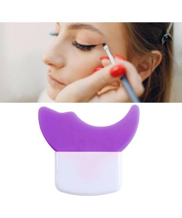  Shanrya Anti-smudge Mascara Shield for Eyelashes Double Arch Anti-smudge Eyelash Applicator Deflector Suitable for All Face Shapes (Purple) - Buy Online on GoSupps.com