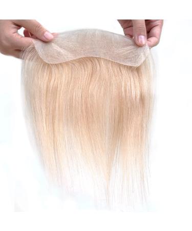 Lordhair 100% European Real Hair Toupet for Men - V-Loop Skin Light Blond 22# - 15.2x5.1cm International Shipping - Buy Online on GoSupps.com