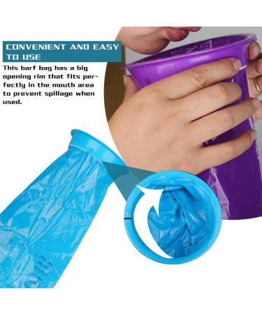 Disposable Vomit Bags 1000ml - 16 PCS High Density Emesis Bags for Car & Travel - Motion & Morning Sickness - Buy Online on GoSupps.com