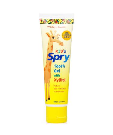 Spry Tth Gel Tube Strwbry Bnan