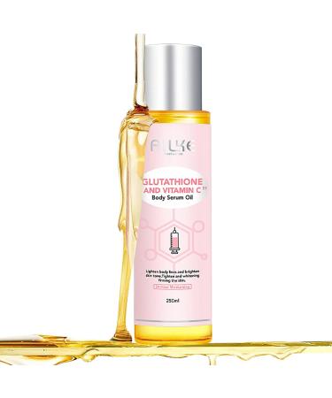 AILKE BOOST LUSTER AILKE Glutathione and Vitamin C Body Whitening Serum Oil radiant glow and smooth skin for body & hands & legs daily hydration for all skin types 250 ml Pack of 1 1 copy