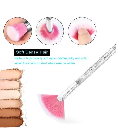 Premium Makeup Brush Set with Travel Bag | HyaiderTech Eyeliner & Blush Brushes - Buy Online on GoSupps.com