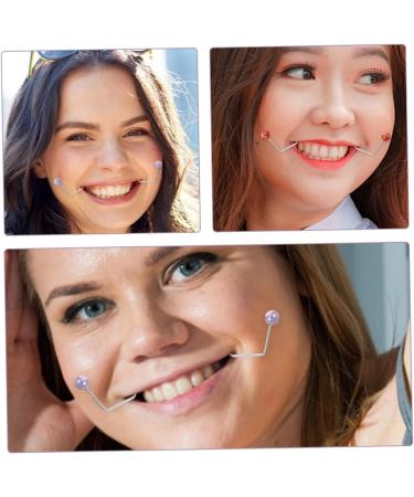 Didiseaon 2 Pairs Dimple Trainer Facial Exerciser Face Exerciser Small Dimple Marker Portable Dimple Marker The Face Copper Maker 4.30X2.50X0.80CM Assorted Color 1 - Buy Online on GoSupps.com