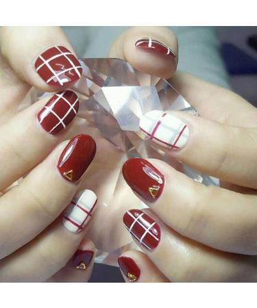 dijiusidy Nail Art Stickers Self-Adhesive Fingernail Decal with Strap Glue DIY Art Decor Full Cover Manicure Kits for Women Girls YMX211 - Buy Online on GoSupps.com