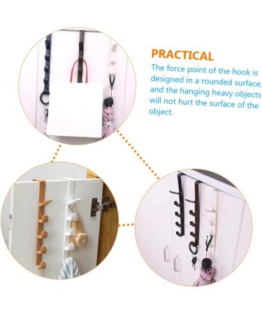 Alipis 6 Pcs Plastic Door Hanger Plastic Coat Hangers Over Door Hanger Rack Door Hook Door Frame Outdoor - Buy Online on GoSupps.com