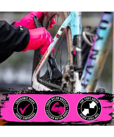 Muc Off Drivetrain Detailing Brush - Easy Grip Handle, Durable Nylon Bristles| Shop Now - Buy Online on GoSupps.com